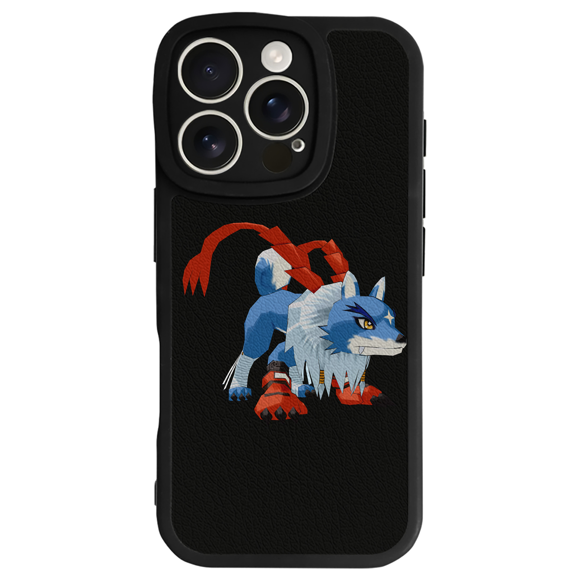 （画像用） Digimon デジタルモンスター/デジモン 【iPhone 16シリーズ対応】シリコンスマホケース（レザー調） 材質：シリコン